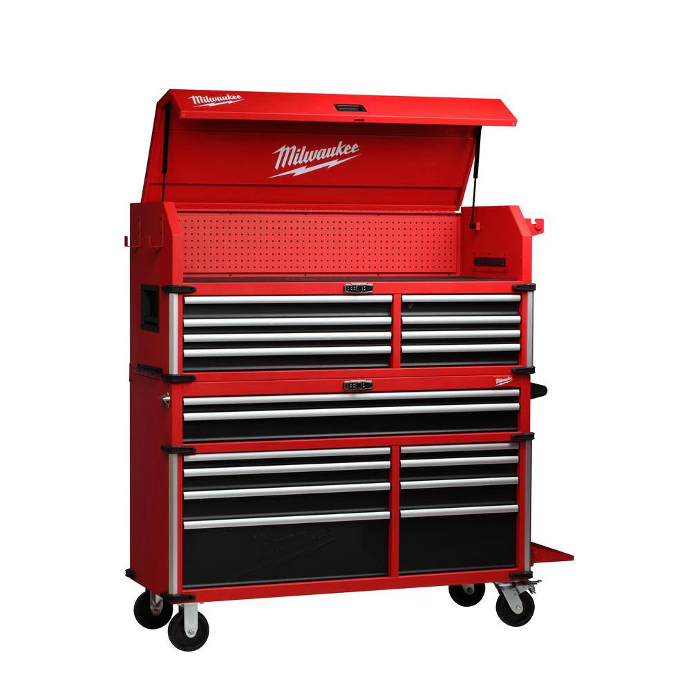 Milwaukee High Capacity 56 in. 18-Drawer Tool Chest and Roller Cabinets Combo 2545035579